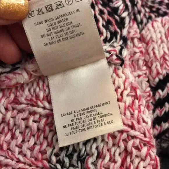 Anthropologie Sparrow Alma Turtleneck Sweater Pink Boho Cottagecore - Picture 8 of 9